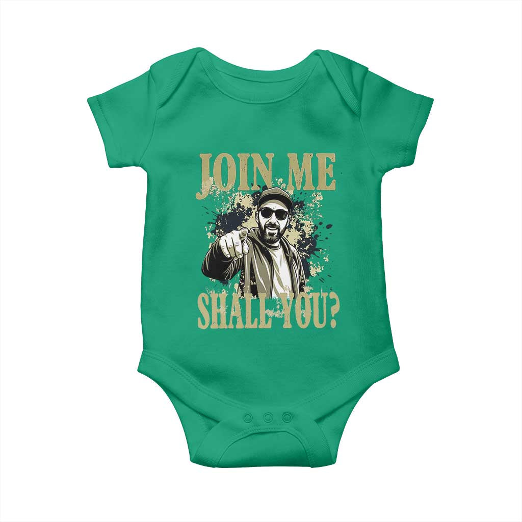 Adam Memorial Tribute Baby Onesie Join Me Shall You TS14 Irish Green Print Your Wear