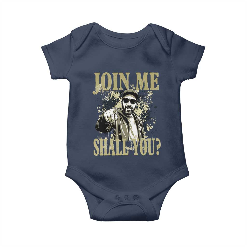 Adam Memorial Tribute Baby Onesie Join Me Shall You TS14 Navy Print Your Wear