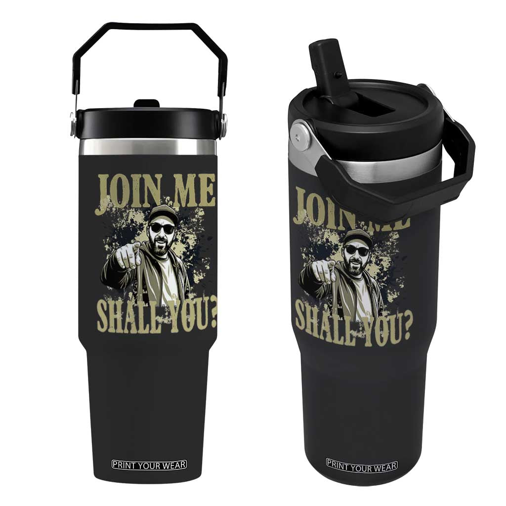 Adam Memorial Tribute Flip Straw Tumbler Join Me Shall You TS14 One Size: 30 oz Black Print Your Wear