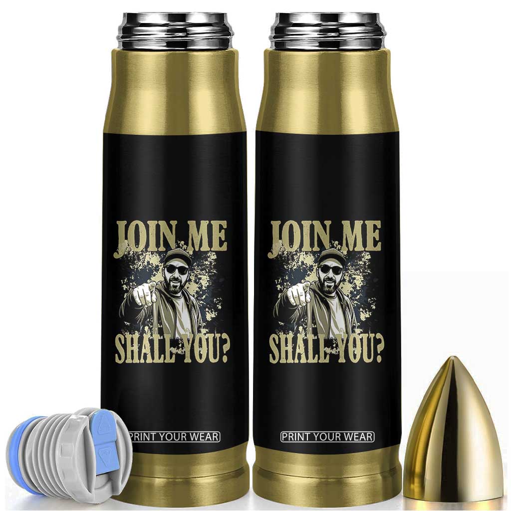 Adam Memorial Tribute Bullet Tumbler Join Me Shall You TS14 Black Print Your Wear