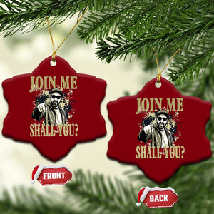 Adam Memorial Tribute Ceramic Ornament Join Me Shall You TS14 Print Your Wear