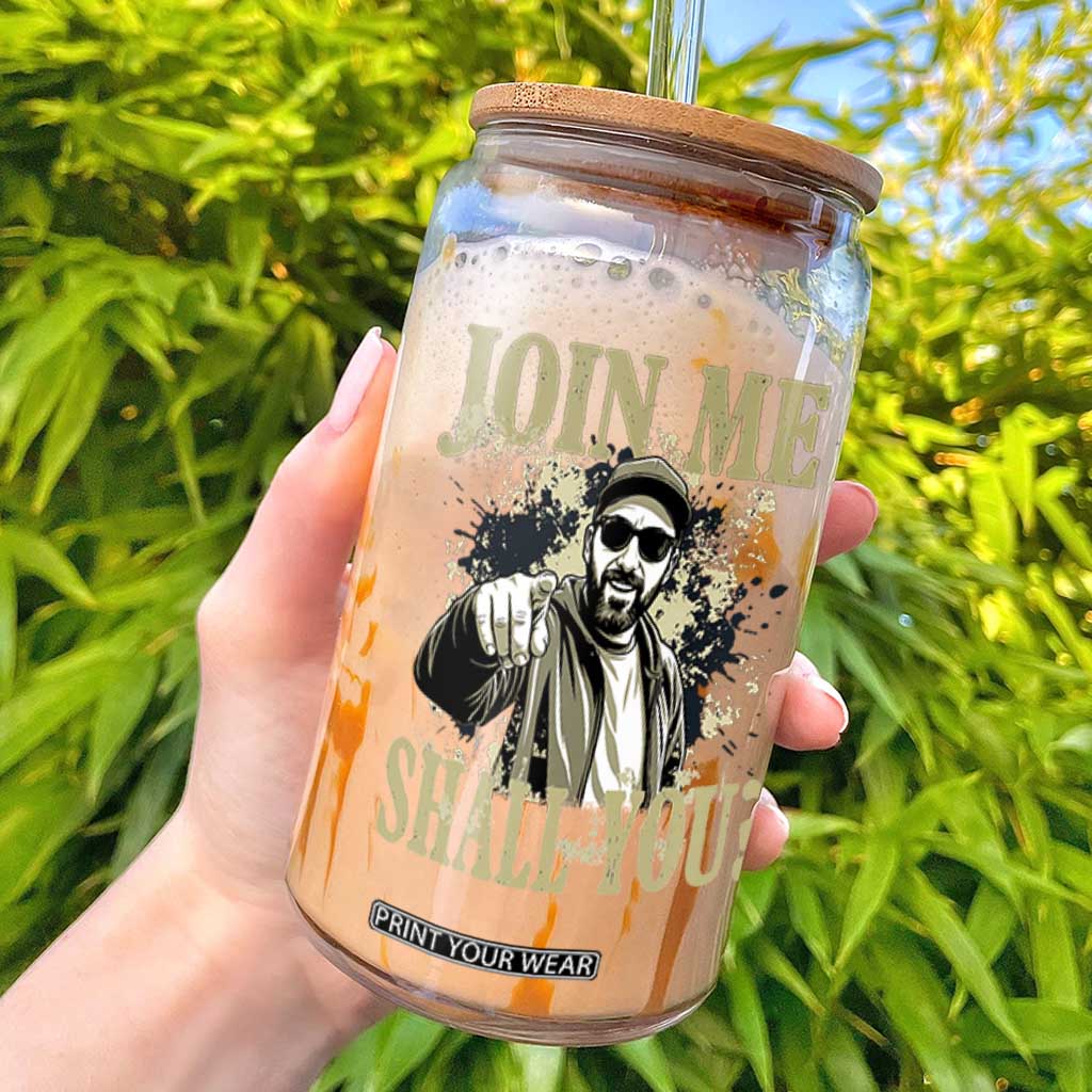 Adam Memorial Tribute Glass Can Join Me Shall You TS14 Black Print Your Wear