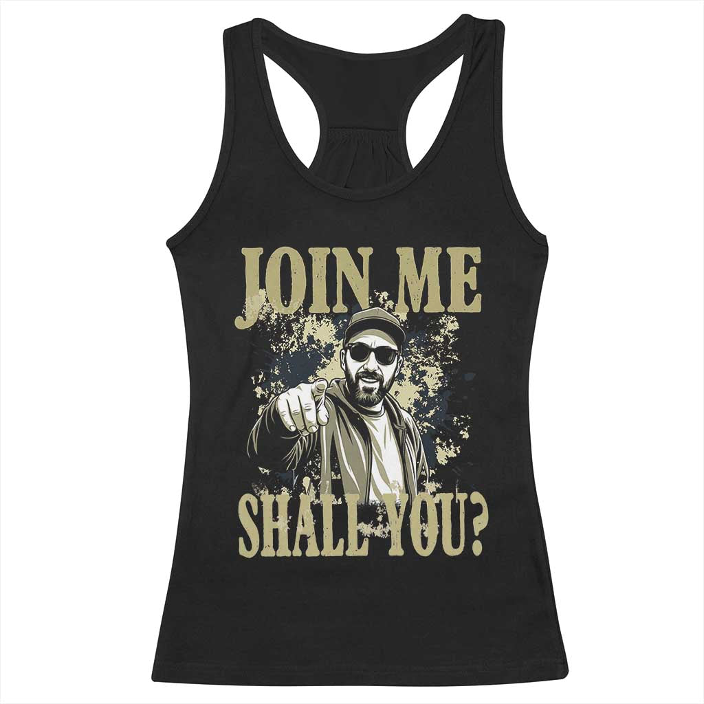 Adam Memorial Tribute Racerback Tank Top Join Me Shall You TS14 Black Print Your Wear