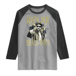Adam Memorial Tribute Raglan Shirt Join Me Shall You TS14 Sport Gray Black Print Your Wear