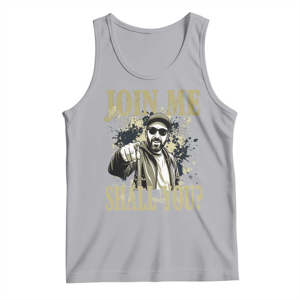 Adam Memorial Tribute Tank Top Join Me Shall You TS14 Athletic Heather Print Your Wear
