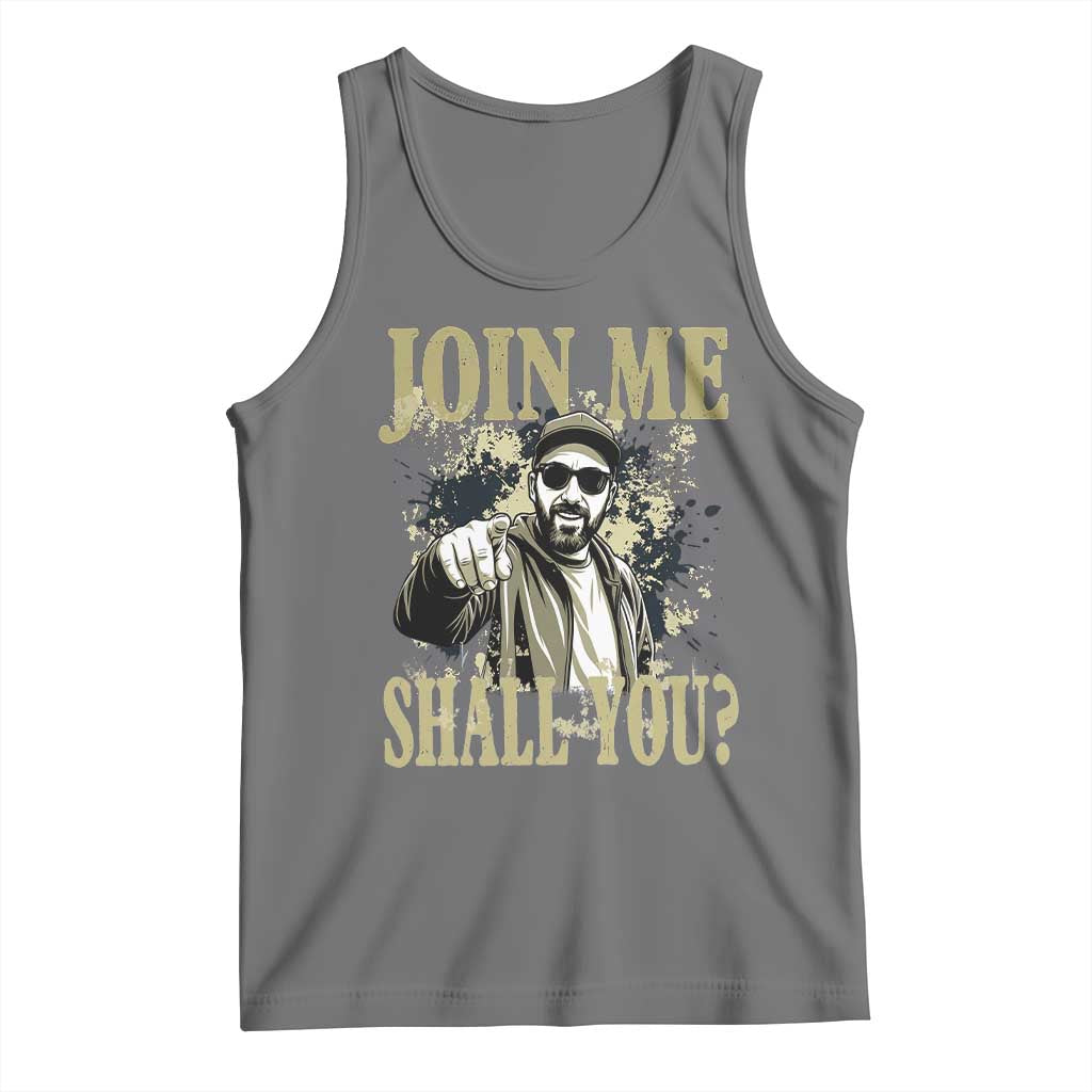 Adam Memorial Tribute Tank Top Join Me Shall You TS14 Black Heather Print Your Wear