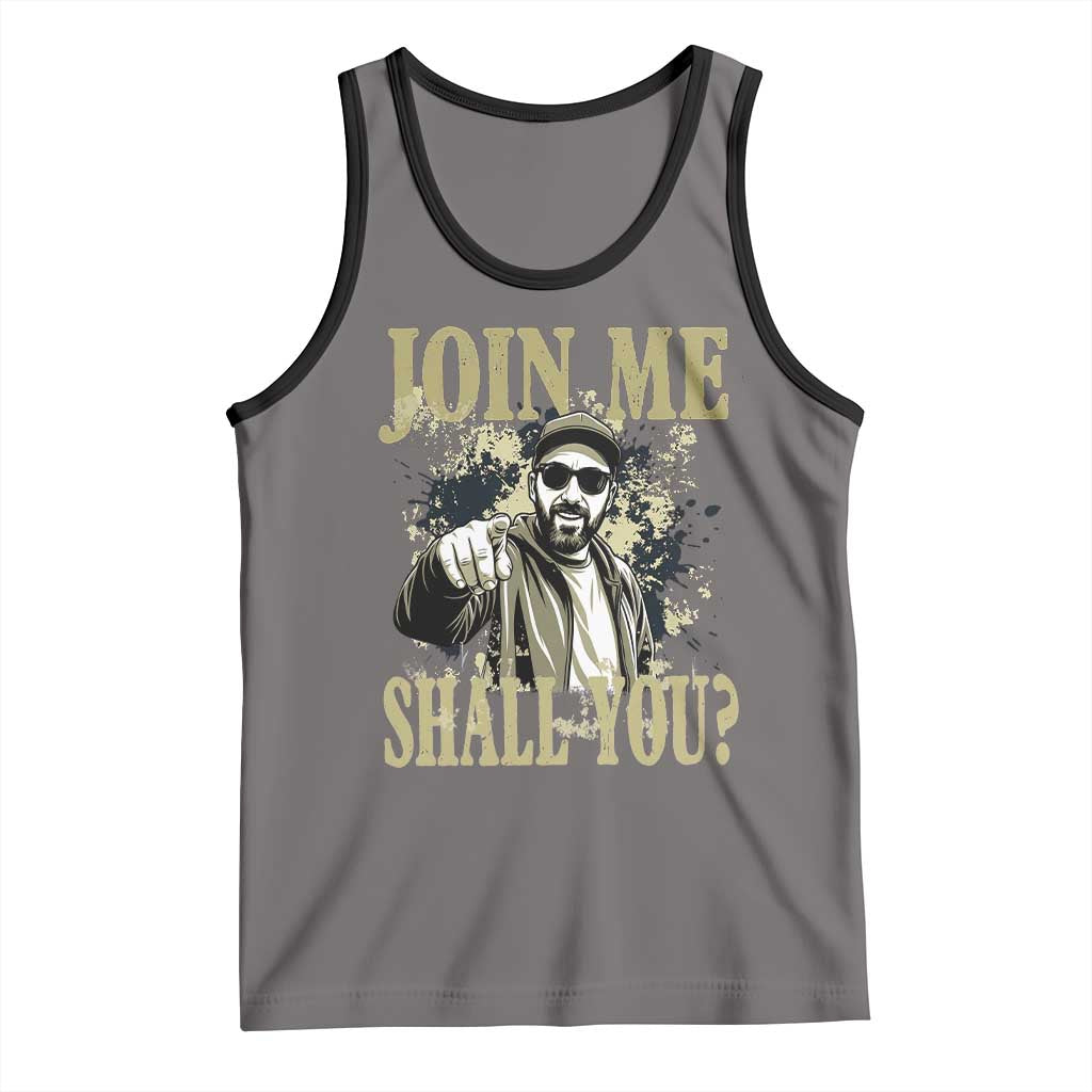Adam Memorial Tribute Tank Top Join Me Shall You TS14 Deep Heather Black Print Your Wear