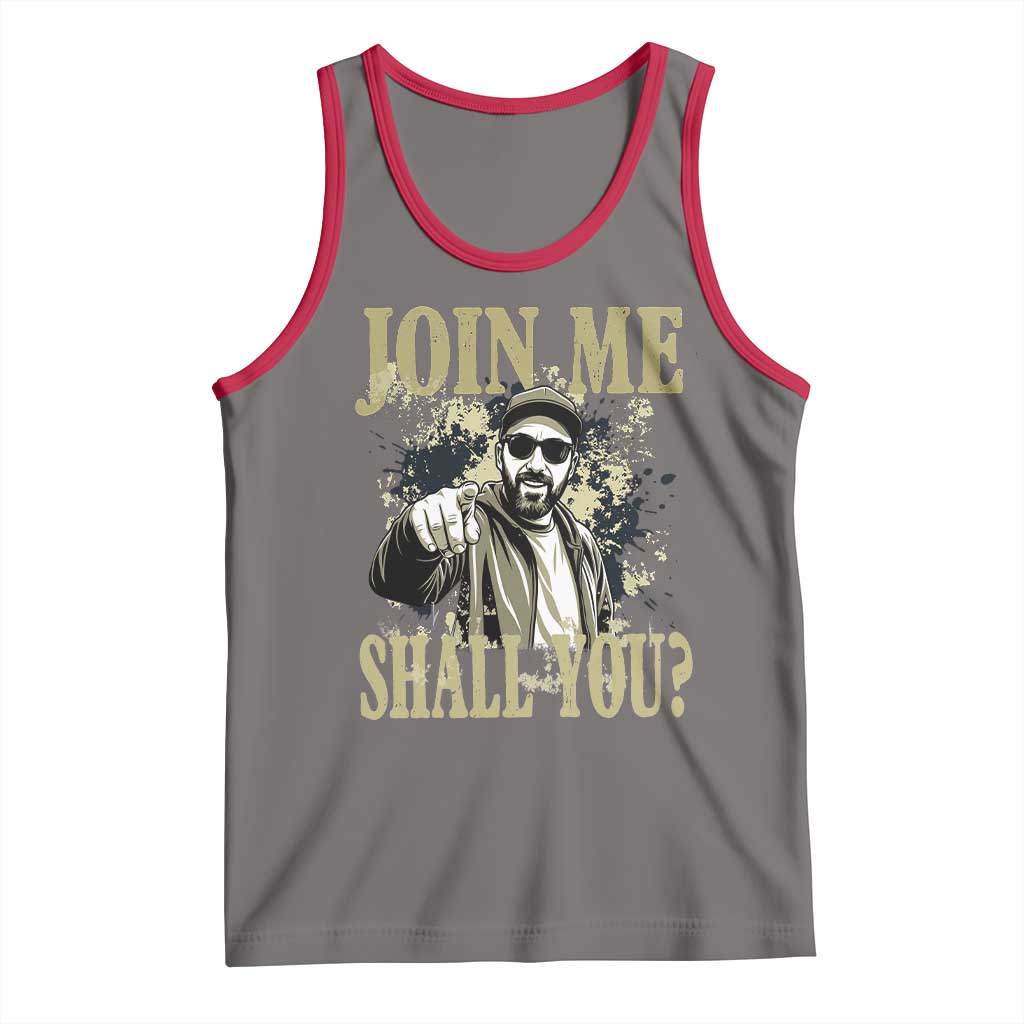 Adam Memorial Tribute Tank Top Join Me Shall You TS14 Deep Heather Red Print Your Wear