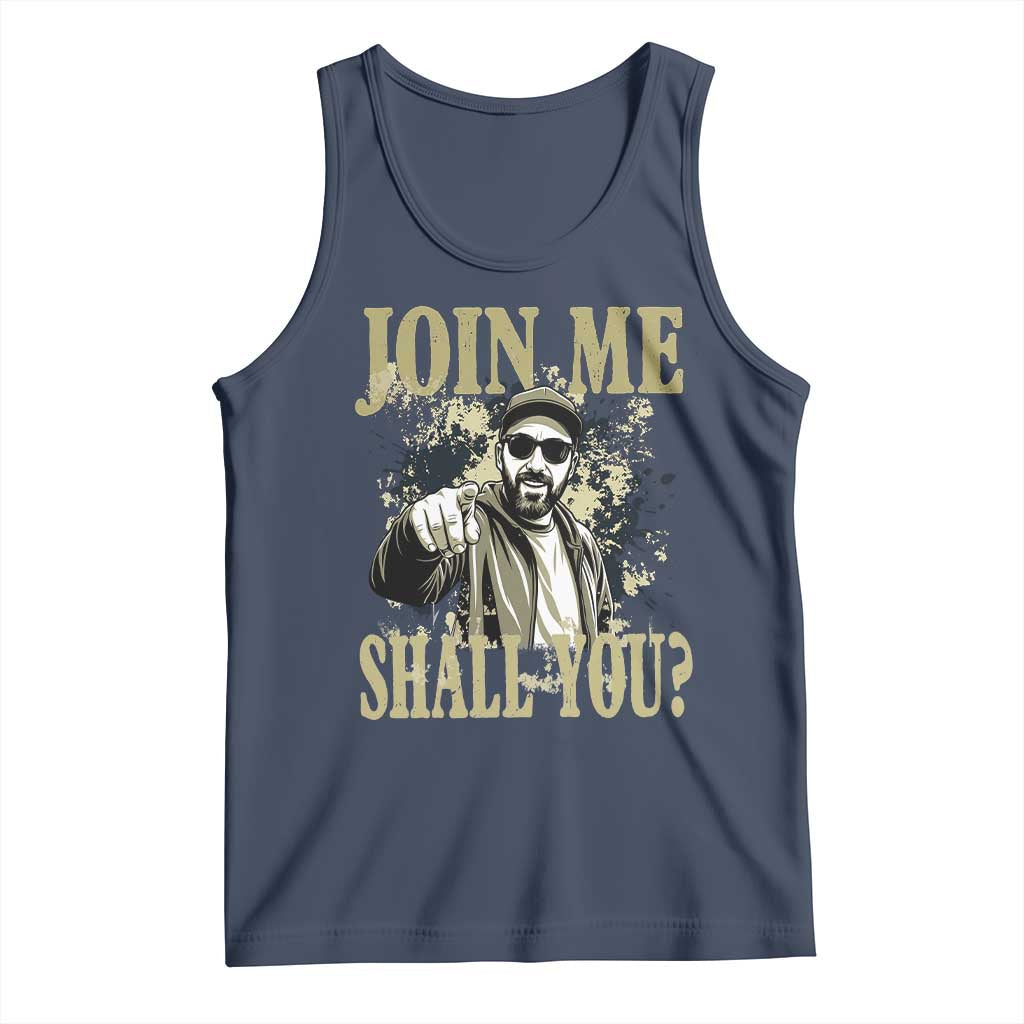Adam Memorial Tribute Tank Top Join Me Shall You TS14 Navy Print Your Wear
