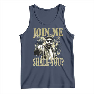Adam Memorial Tribute Tank Top Join Me Shall You TS14 Navy Print Your Wear