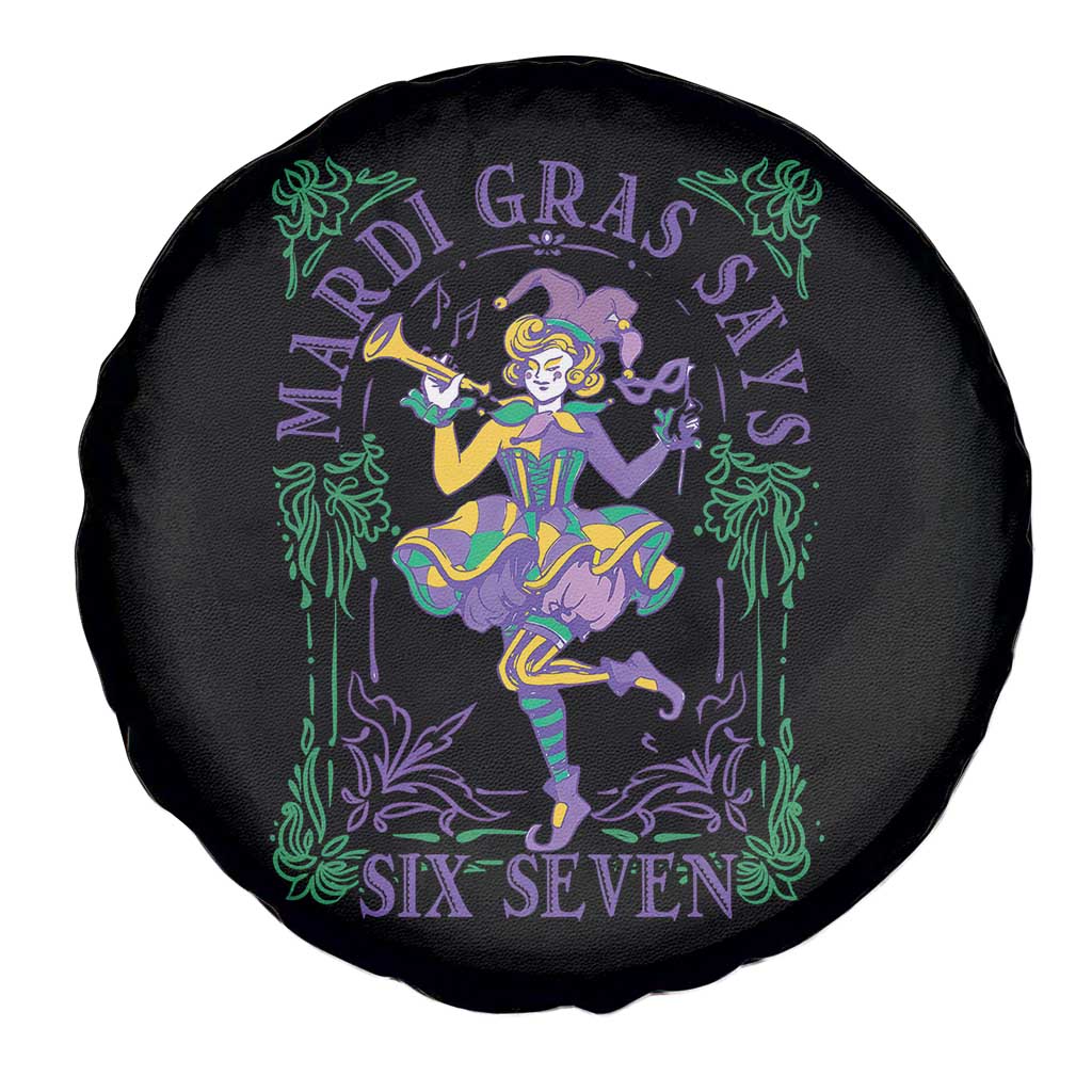 67 Mardi Gras Spare Tire Cover Funny Six Seven Carnival Trendy TS14 Print Your Wear