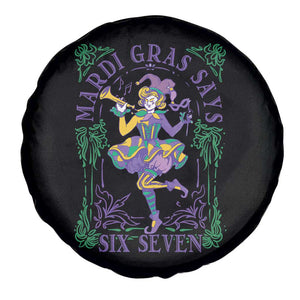 67 Mardi Gras Spare Tire Cover Funny Six Seven Carnival Trendy TS14 Print Your Wear
