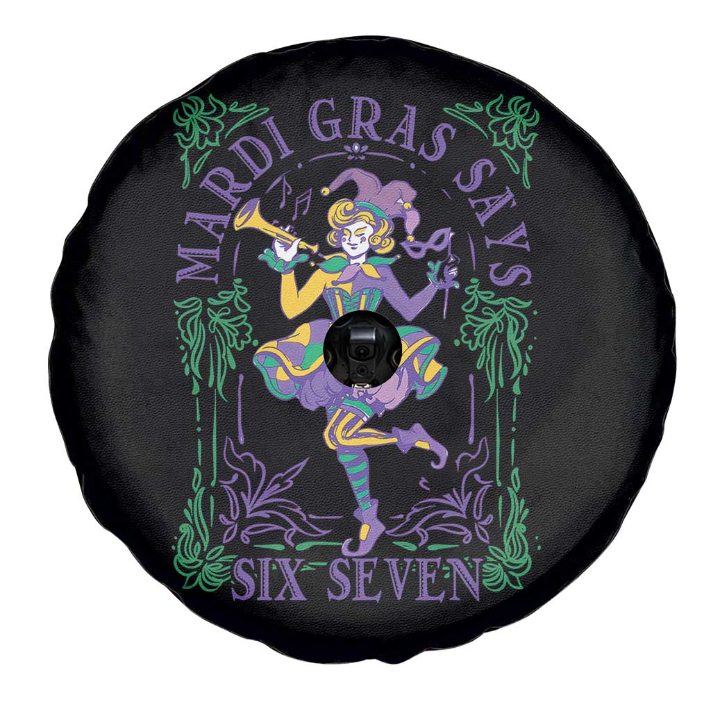 67 Mardi Gras Spare Tire Cover Funny Six Seven Carnival Trendy TS14 Print Your Wear
