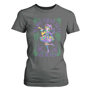 67 Mardi Gras T Shirt For Women Funny Six Seven Carnival Trendy TS14 Dark Heather Print Your Wear