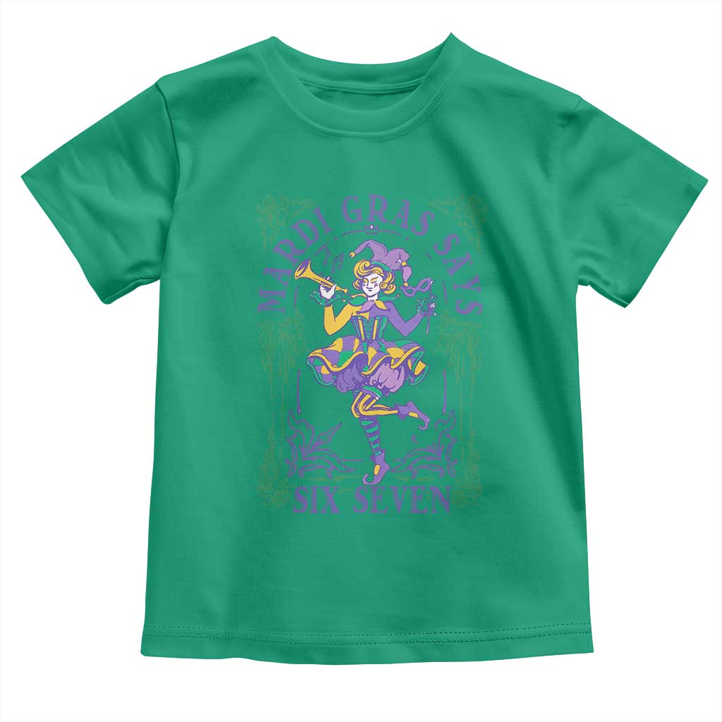67 Mardi Gras Toddler T Shirt Funny Six Seven Carnival Trendy TS14 Irish Green Print Your Wear