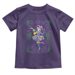 67 Mardi Gras Toddler T Shirt Funny Six Seven Carnival Trendy TS14 Purple Print Your Wear