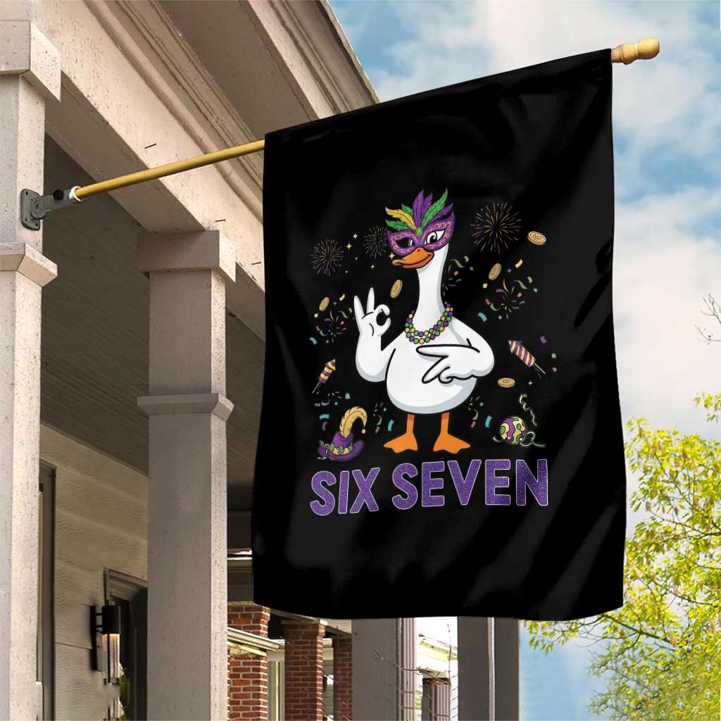 67 Mardi Gras Garden Flag Funny Goose Meme Carnival Trendy TS14 Print Your Wear