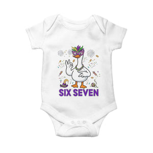 67 Mardi Gras Baby Onesie Funny Goose Meme Carnival Trendy TS14 White Print Your Wear