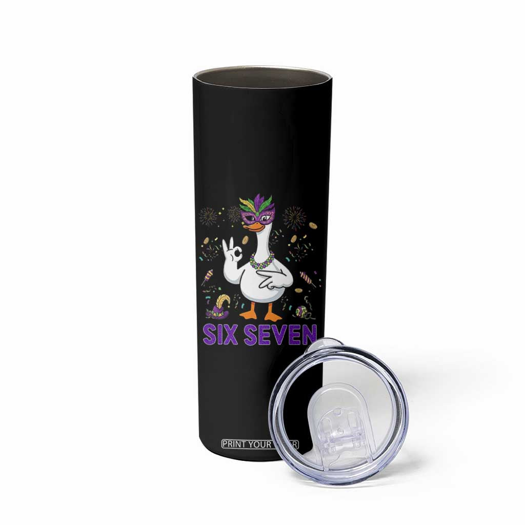 67 Mardi Gras Skinny Tumbler Funny Goose Meme Carnival Trendy TS14 Print Your Wear