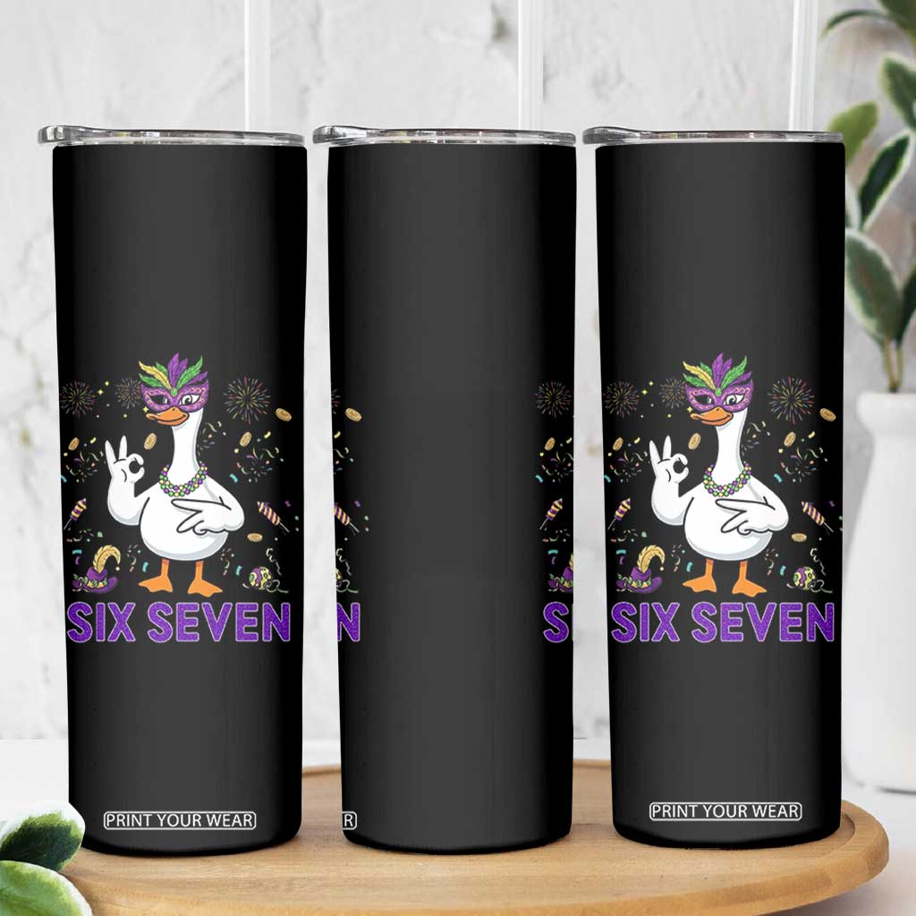 67 Mardi Gras Skinny Tumbler Funny Goose Meme Carnival Trendy TS14 Print Your Wear