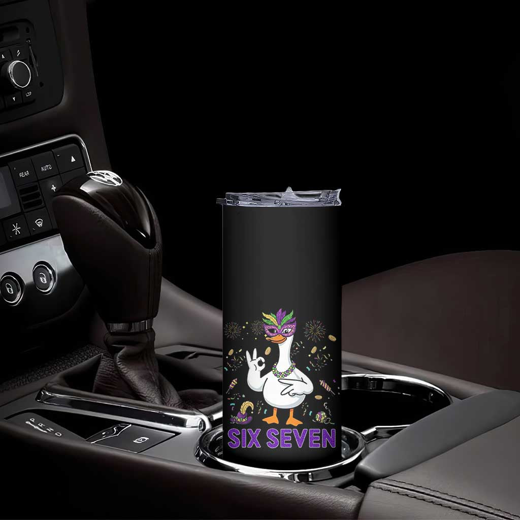 67 Mardi Gras Skinny Tumbler Funny Goose Meme Carnival Trendy TS14 Print Your Wear