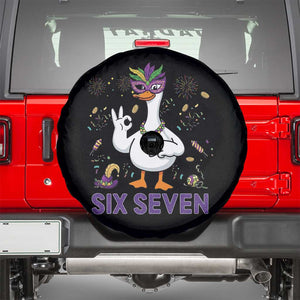 67 Mardi Gras Spare Tire Cover Funny Goose Meme Carnival Trendy TS14 Black Print Your Wear