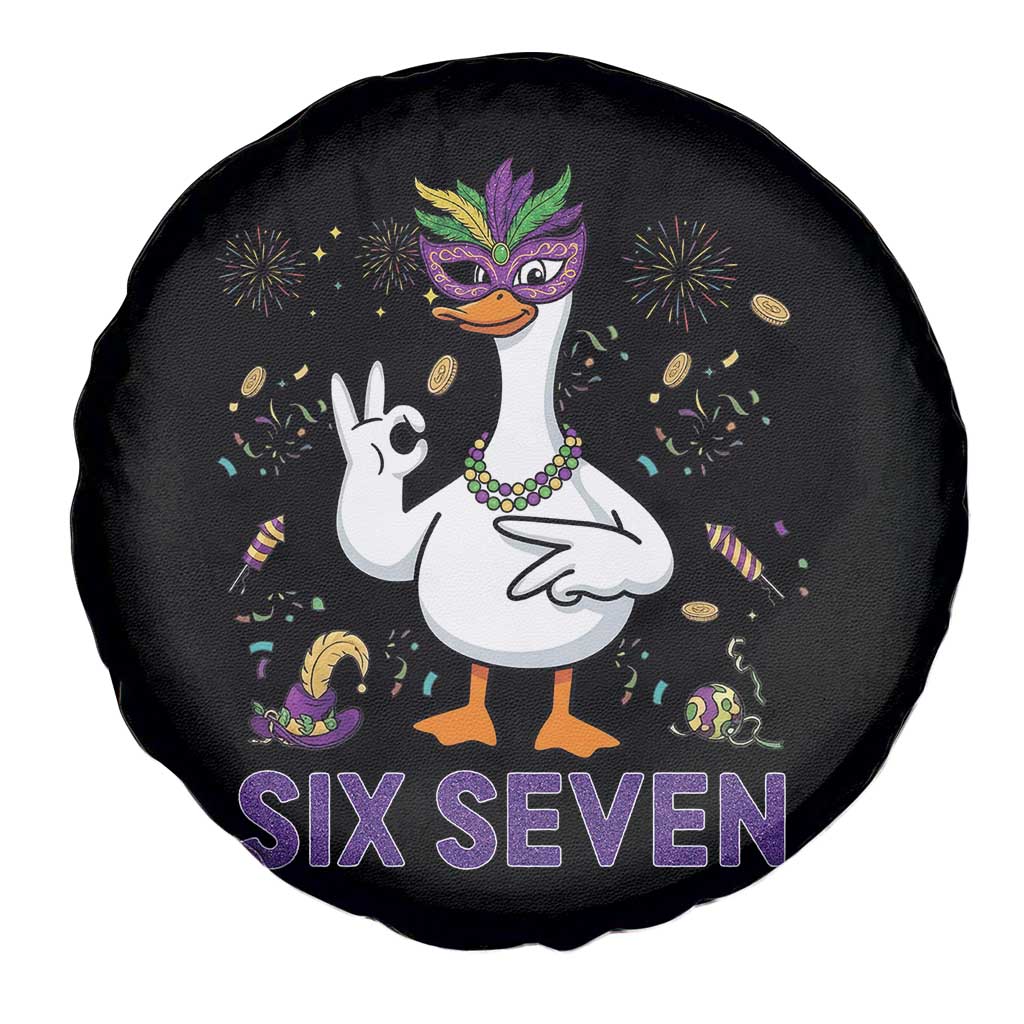 67 Mardi Gras Spare Tire Cover Funny Goose Meme Carnival Trendy TS14 Print Your Wear