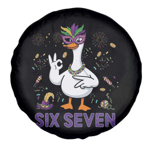 67 Mardi Gras Spare Tire Cover Funny Goose Meme Carnival Trendy TS14 Print Your Wear
