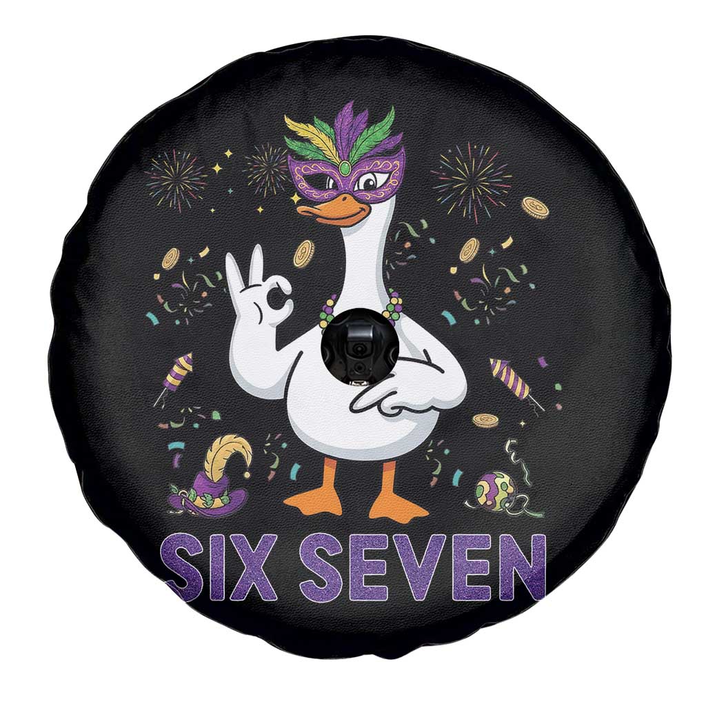 67 Mardi Gras Spare Tire Cover Funny Goose Meme Carnival Trendy TS14 Print Your Wear