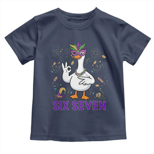 67 Mardi Gras Toddler T Shirt Funny Goose Meme Carnival Trendy TS14 Navy Print Your Wear