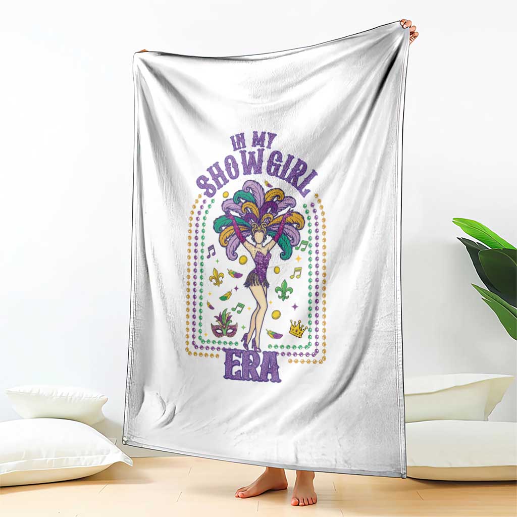 Mardi Gras Queen Throw Blanket In My Showgirl Era TS14 Print Your Wear