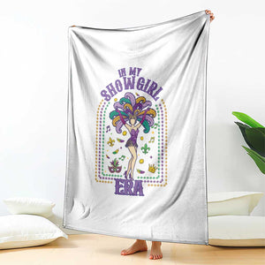 Mardi Gras Queen Throw Blanket In My Showgirl Era TS14 Print Your Wear
