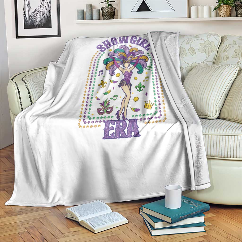 Mardi Gras Queen Throw Blanket In My Showgirl Era TS14 Print Your Wear