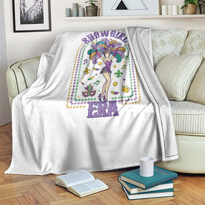 Mardi Gras Queen Throw Blanket In My Showgirl Era TS14 Print Your Wear