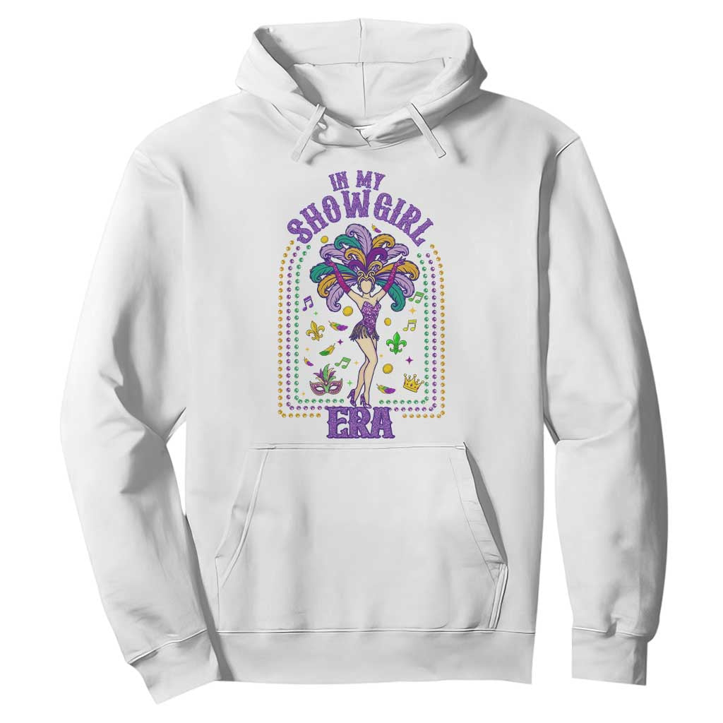 Mardi Gras Queen Hoodie In My Showgirl Era TS14 White Print Your Wear