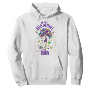 Mardi Gras Queen Hoodie In My Showgirl Era TS14 White Print Your Wear