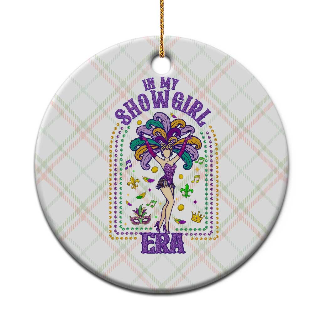 Mardi Gras Queen Ceramic Ornament In My Showgirl Era TS14 1pc Christmas Plaid Print Your Wear