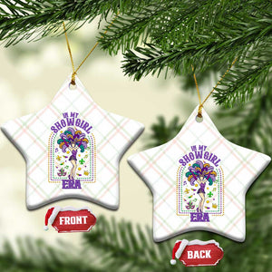 Mardi Gras Queen Ceramic Ornament In My Showgirl Era TS14 Print Your Wear