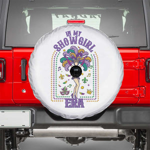 Mardi Gras Queen Spare Tire Cover In My Showgirl Era TS14 White Print Your Wear