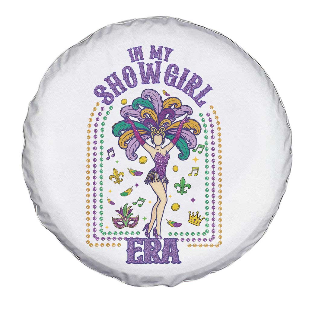 Mardi Gras Queen Spare Tire Cover In My Showgirl Era TS14 Print Your Wear