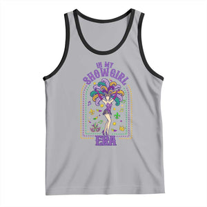 Mardi Gras Queen Tank Top In My Showgirl Era TS14 Athletic Heather Black Print Your Wear