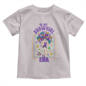 Mardi Gras Queen Toddler T Shirt In My Showgirl Era TS14 Ice Gray Print Your Wear