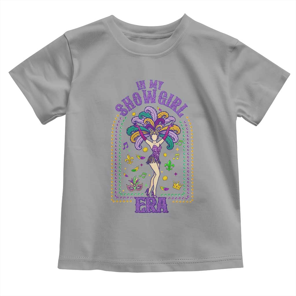 Mardi Gras Queen Toddler T Shirt In My Showgirl Era TS14 Sport Gray Print Your Wear