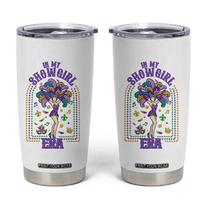 Mardi Gras Queen Tumbler Cup In My Showgirl Era TS14 White Print Your Wear