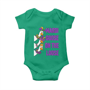 Funny Mardi Gras Baby Onesie Louisiana Carnival Silly Goose Festival TS14 Irish Green Print Your Wear