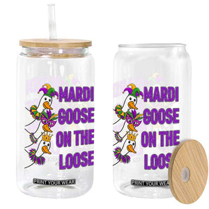Funny Mardi Gras Glass Can Louisiana Carnival Silly Goose Festival TS14 Print Your Wear
