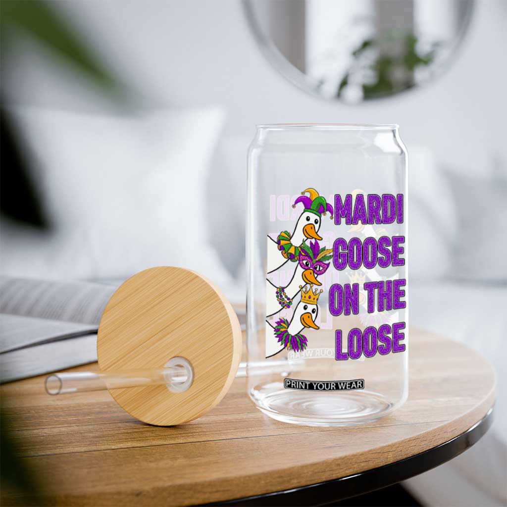 Funny Mardi Gras Glass Can Louisiana Carnival Silly Goose Festival TS14 Print Your Wear