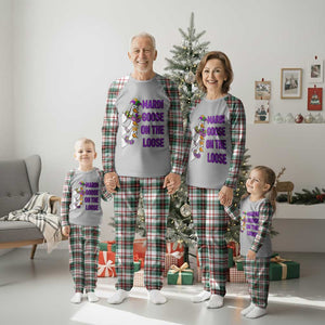 Funny Mardi Gras Plaid Pajama Set Louisiana Carnival Silly Goose Festival TS14 Christmas Plaid Print Your Wear