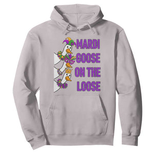 Funny Mardi Gras Hoodie Louisiana Carnival Silly Goose Festival TS14 Ice Gray Print Your Wear