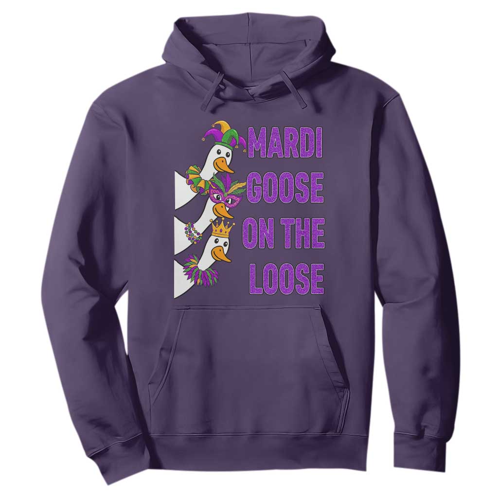 Funny Mardi Gras Hoodie Louisiana Carnival Silly Goose Festival TS14 Purple Print Your Wear
